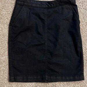 Banana Republic Black Knee-Length Pencil Skirt